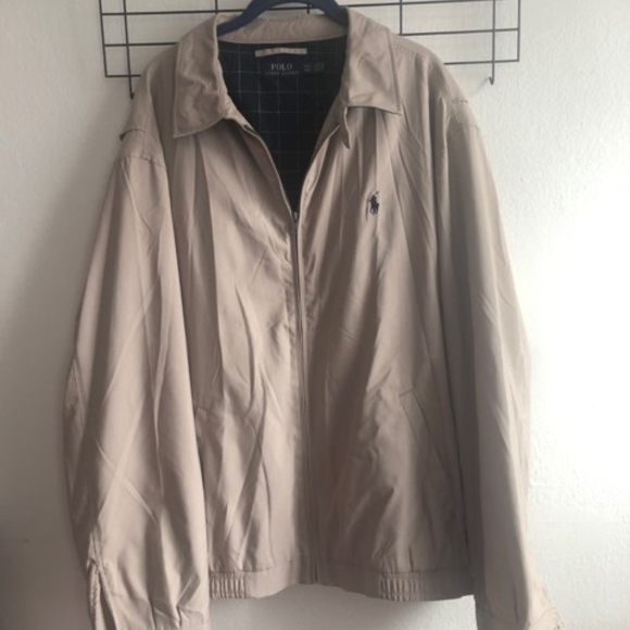 CLASSIC POLO Ralph Lauren WINDBREAKER , CREAM, XXL